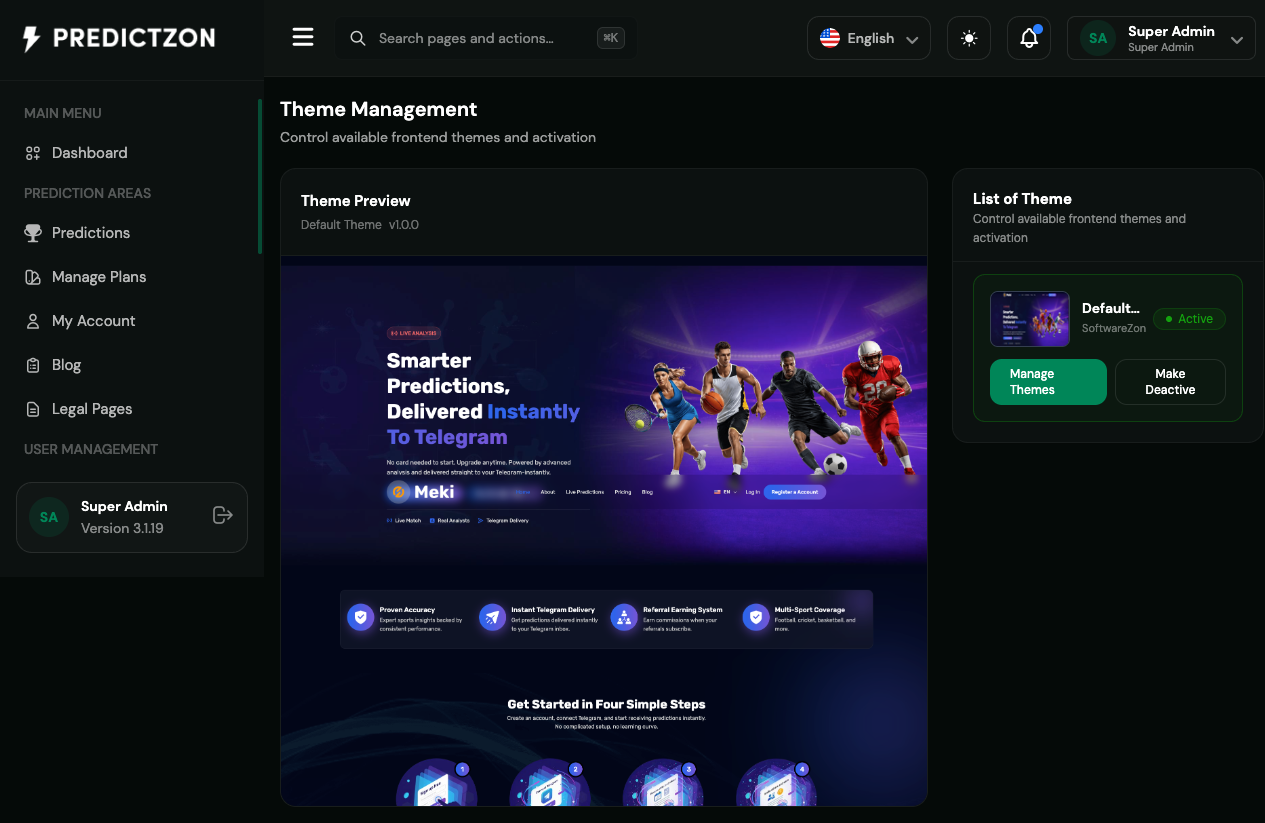 Theme Management