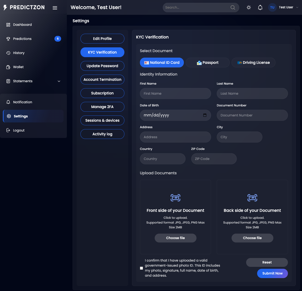 KYC Verification